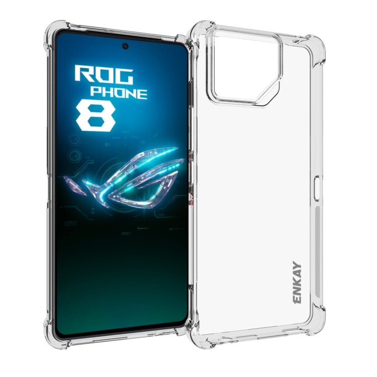 ENKAY Hat-Prince เคสโทรศัพท์กันกระแทก TPU ใส, For Asus Zenfone 12 Ultra 5G, For Asus Zenfone 11 Ultra, For Asus Rog Phone 8, For Asus Rog Phone 8 Pro, For Asus ROG Phone 7 Ultimate, For Asus ROG Phone 7, For Asus Rog Phone 9 / 9 Pro