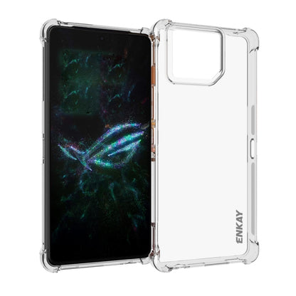 ENKAY Hat-Prince เคสโทรศัพท์กันกระแทก TPU ใส, For Asus Zenfone 12 Ultra 5G, For Asus Zenfone 11 Ultra, For Asus Rog Phone 8, For Asus Rog Phone 8 Pro, For Asus ROG Phone 7 Ultimate, For Asus ROG Phone 7, For Asus Rog Phone 9 / 9 Pro
