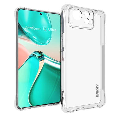 ENKAY Hat-Prince เคสโทรศัพท์กันกระแทก TPU ใส, For Asus Zenfone 12 Ultra 5G, For Asus Zenfone 11 Ultra, For Asus Rog Phone 8, For Asus Rog Phone 8 Pro, For Asus ROG Phone 7 Ultimate, For Asus ROG Phone 7, For Asus Rog Phone 9 / 9 Pro