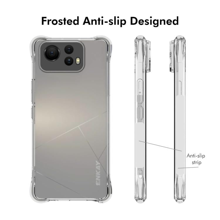 ENKAY Hat-Prince เคสโทรศัพท์กันกระแทก TPU ใส, For Asus Zenfone 12 Ultra 5G, For Asus Zenfone 11 Ultra, For Asus Rog Phone 8, For Asus Rog Phone 8 Pro, For Asus ROG Phone 7 Ultimate, For Asus ROG Phone 7, For Asus Rog Phone 9 / 9 Pro