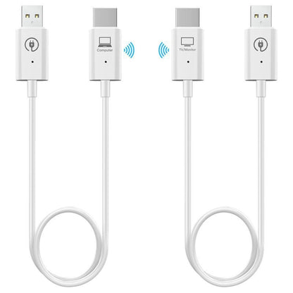 ชุดเครื่องส่งและรับสัญญาณ HDMI ไร้สาย, อะแดปเตอร์ Extender ไร้สาย HDMI, การฉายวิดีโอเสียง 1080P 60fps สำหรับพีซี, แล็ปท็อป, กล้องไปยัง HDTV/โปรเจคเตอร์