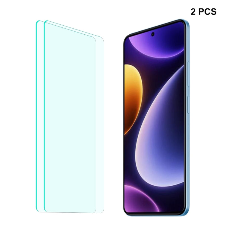 สำหรับ Xiaomi Poco F5 / Redmi Note 12 Turbo ENKAY 0.26mm 9H 2.5D ฟิล์มกระจกนิรภัยอะลูมิเนียมซิลิคอนสูง, 1pc, 2pcs, 5pcs, 10pcs
