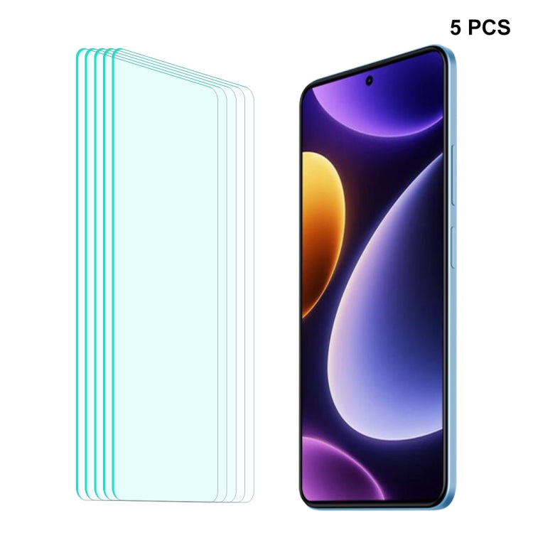 สำหรับ Xiaomi Poco F5 / Redmi Note 12 Turbo ENKAY 0.26mm 9H 2.5D ฟิล์มกระจกนิรภัยอะลูมิเนียมซิลิคอนสูง, 1pc, 2pcs, 5pcs, 10pcs