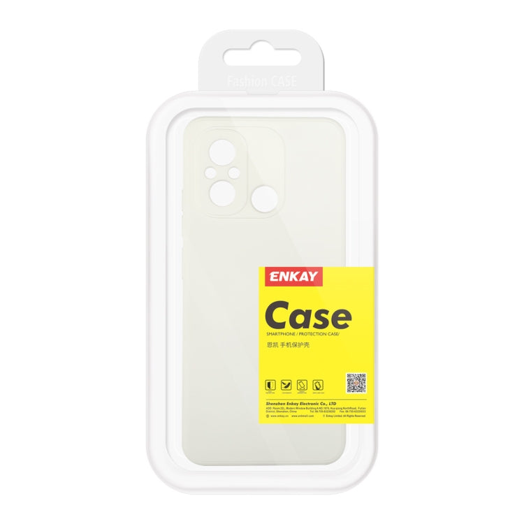 เคสโทรศัพท์ซิลิโคนเหลว ENKAY พร้อมฟิล์มนิรภัย, For Xiaomi Poco C55 / Redmi 12C