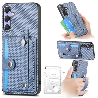 สายรัดข้อมือ Kickstand Wallet กลับเคสโทรศัพท์พร้อมมีดเครื่องมือ, For Samsung Galaxy A57 5G, For Samsung Galaxy A37 5G, For Samsung Galaxy S25 Edge 5G, For Samsung Galaxy A56 5G, For Samsung Galaxy A36, For Samsung Galaxy S25 5G, For Samsung Galaxy S25+...