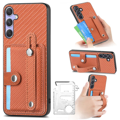 สายรัดข้อมือ Kickstand Wallet กลับเคสโทรศัพท์พร้อมมีดเครื่องมือ, For Samsung Galaxy A57 5G, For Samsung Galaxy A37 5G, For Samsung Galaxy S25 Edge 5G, For Samsung Galaxy A56 5G, For Samsung Galaxy A36, For Samsung Galaxy S25 5G, For Samsung Galaxy S25+...