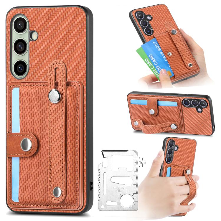 สายรัดข้อมือ Kickstand Wallet กลับเคสโทรศัพท์พร้อมมีดเครื่องมือ, For Samsung Galaxy A57 5G, For Samsung Galaxy A37 5G, For Samsung Galaxy S25 Edge 5G, For Samsung Galaxy A56 5G, For Samsung Galaxy A36, For Samsung Galaxy S25 5G, For Samsung Galaxy S25+...