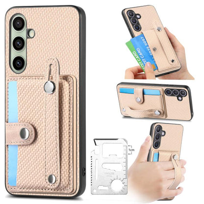 สายรัดข้อมือ Kickstand Wallet กลับเคสโทรศัพท์พร้อมมีดเครื่องมือ, For Samsung Galaxy A57 5G, For Samsung Galaxy A37 5G, For Samsung Galaxy S25 Edge 5G, For Samsung Galaxy A56 5G, For Samsung Galaxy A36, For Samsung Galaxy S25 5G, For Samsung Galaxy S25+...