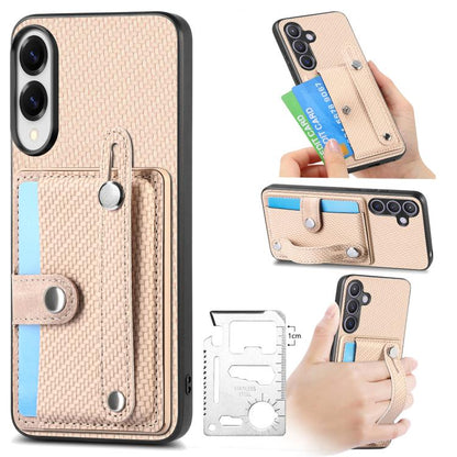 สายรัดข้อมือ Kickstand Wallet กลับเคสโทรศัพท์พร้อมมีดเครื่องมือ, For Samsung Galaxy A57 5G, For Samsung Galaxy A37 5G, For Samsung Galaxy S25 Edge 5G, For Samsung Galaxy A56 5G, For Samsung Galaxy A36, For Samsung Galaxy S25 5G, For Samsung Galaxy S25+...