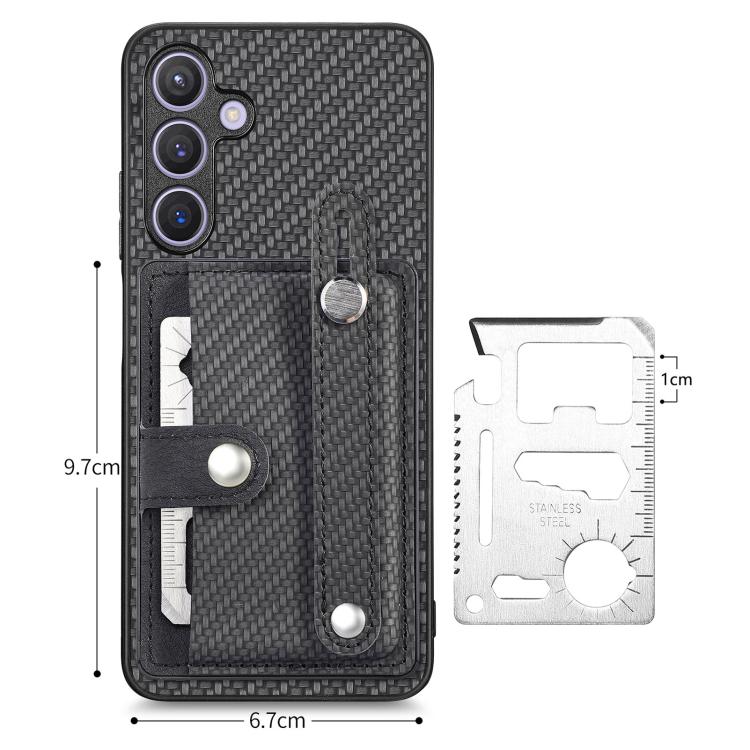 สายรัดข้อมือ Kickstand Wallet กลับเคสโทรศัพท์พร้อมมีดเครื่องมือ, For Samsung Galaxy A57 5G, For Samsung Galaxy A37 5G, For Samsung Galaxy S25 Edge 5G, For Samsung Galaxy A56 5G, For Samsung Galaxy A36, For Samsung Galaxy S25 5G, For Samsung Galaxy S25+...