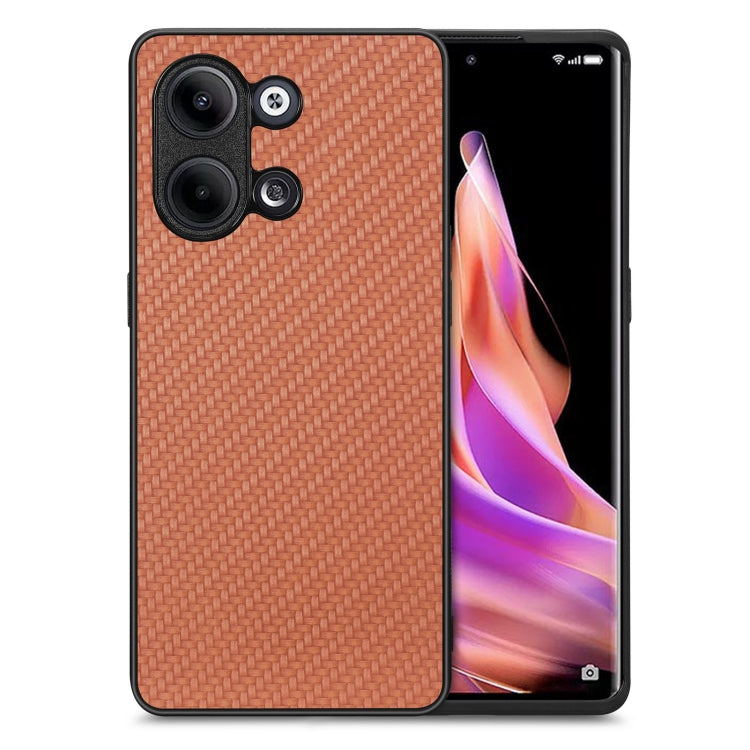 เคสโทรศัพท์หนังกลับลายคาร์บอนไฟเบอร์, For OPPO Find X8 Ultra, For OPPO Reno9, For OPPO Reno9 Pro+