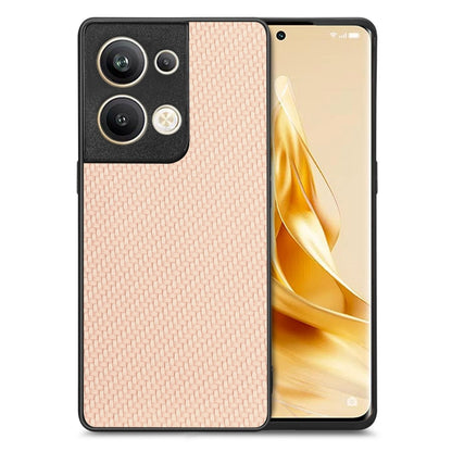 เคสโทรศัพท์หนังกลับลายคาร์บอนไฟเบอร์, For OPPO Find X8 Ultra, For OPPO Reno9, For OPPO Reno9 Pro+