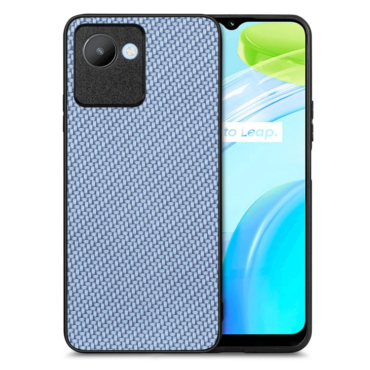 เคสโทรศัพท์หนังกลับลายคาร์บอนไฟเบอร์, For Realme 14 Pro+, For Realme 14 Pro, For Realme Neo7, For Realme C30