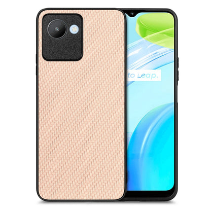 เคสโทรศัพท์หนังกลับลายคาร์บอนไฟเบอร์, For Realme 14 Pro+, For Realme 14 Pro, For Realme Neo7, For Realme C30