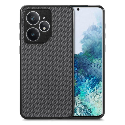 เคสโทรศัพท์หนังกลับลายคาร์บอนไฟเบอร์, For Realme 14 Pro+, For Realme 14 Pro, For Realme Neo7, For Realme C30