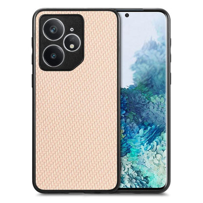 เคสโทรศัพท์หนังกลับลายคาร์บอนไฟเบอร์, For Realme 14 Pro+, For Realme 14 Pro, For Realme Neo7, For Realme C30
