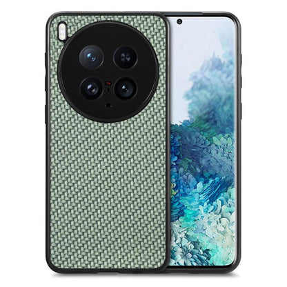 เคสโทรศัพท์หนังกลับลายคาร์บอนไฟเบอร์, For vivo X200 Ultra, For vivo X90 Pro, For vivo T1