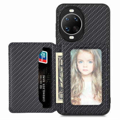 กระเป๋าใส่บัตรแม่เหล็กคาร์บอนไฟเบอร์, For Huawei nova 14 Ultra, For Huawei nova 14 Pro, For Huawei nova 14, For Huawei Mate 70 Pro+, For Huawei Mate 70 Pro, For Huawei Mate 70