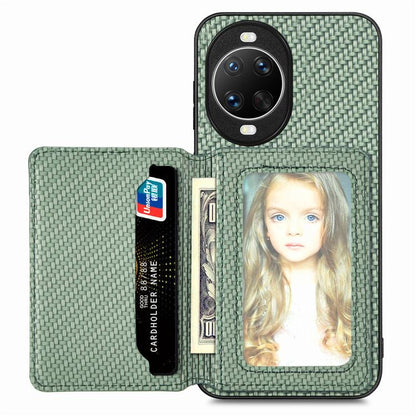 กระเป๋าใส่บัตรแม่เหล็กคาร์บอนไฟเบอร์, For Huawei nova 14 Ultra, For Huawei nova 14 Pro, For Huawei nova 14, For Huawei Mate 70 Pro+, For Huawei Mate 70 Pro, For Huawei Mate 70