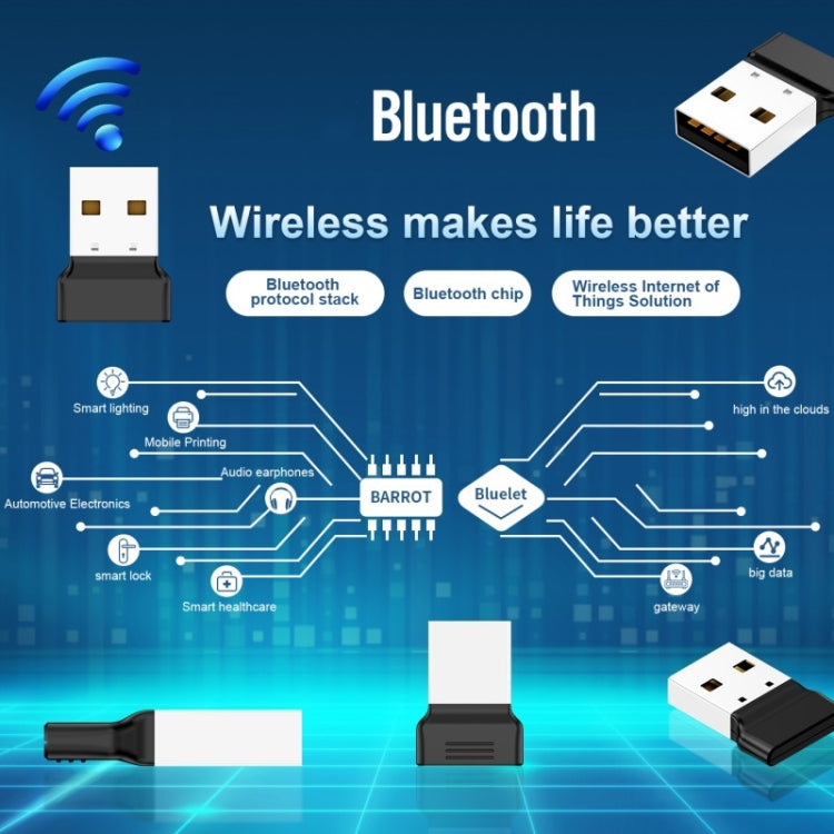 OY313 USB Bluetooth 5.3 อะแดปเตอร์ตัวรับสัญญาณไร้สายสำหรับพีซี Windows 11 10 8 7, OY313
