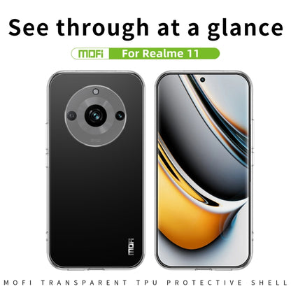 เคสโทรศัพท์ TPU บางเฉียบ MOFI Ming Series, For Realme 11, For Realme 11 Pro/ 11 Pro+