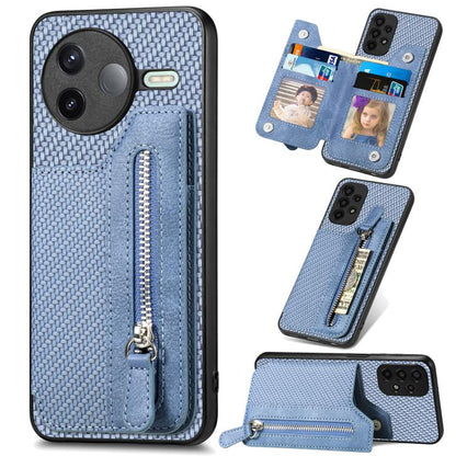 เคสโทรศัพท์กระเป๋าสตางค์ซิปพลิกแนวนอนคาร์บอนไฟเบอร์, For Redmi 15C 5G / 4G Glodal 171mm, For Xiaomi 15T, For Redmi K80 Pro / Poco F7 Ultra, For Redmi K80 / Poco F7 Pro, For Redmi Turbo 4, For Xiaomi Poco X7 Pro, For Redmi Note 12 5G                    ...
