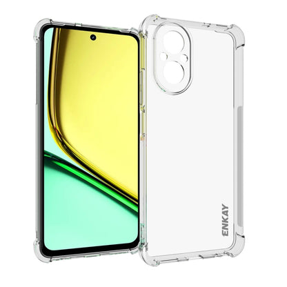ENKAY Hat-Prince เคสโทรศัพท์กันกระแทก TPU ใส, For Realme 16 Pro+ 5G Global, For Realme 16 Pro 5G Global, For Realme C85 Pro 4G Global, For Realme 15 Pro 5G Global, For Realme 15 5G Global, For Realme 14 Pro 5G, For Realme 14X 5G Global                 ...