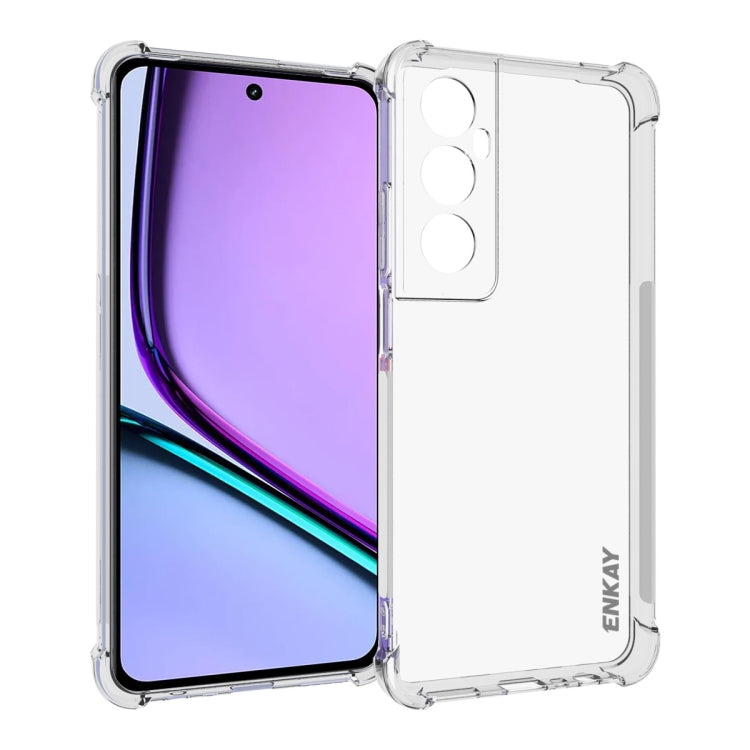 ENKAY Hat-Prince เคสโทรศัพท์กันกระแทก TPU ใส, For Realme 16 Pro+ 5G Global, For Realme 16 Pro 5G Global, For Realme C85 Pro 4G Global, For Realme 15 Pro 5G Global, For Realme 15 5G Global, For Realme 14 Pro 5G, For Realme 14X 5G Global                 ...