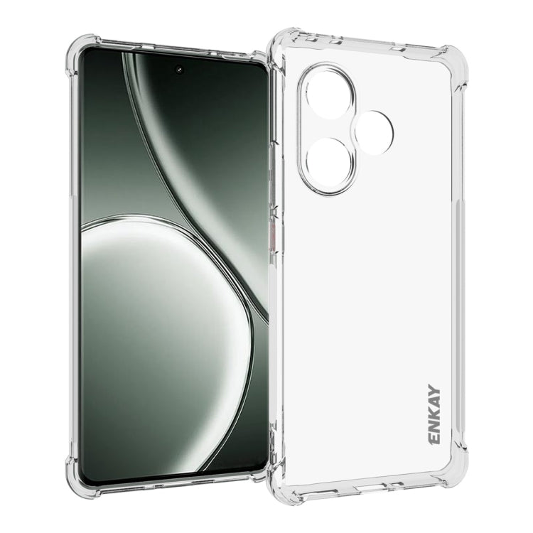 ENKAY Hat-Prince เคสโทรศัพท์กันกระแทก TPU ใส, For Realme 16 Pro+ 5G Global, For Realme 16 Pro 5G Global, For Realme C85 Pro 4G Global, For Realme 15 Pro 5G Global, For Realme 15 5G Global, For Realme 14 Pro 5G, For Realme 14X 5G Global                 ...