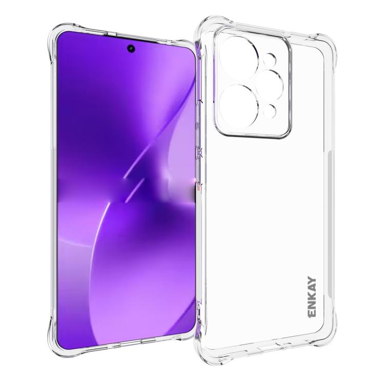 ENKAY Hat-Prince เคสโทรศัพท์กันกระแทก TPU ใส, For Realme 16 Pro+ 5G Global, For Realme 16 Pro 5G Global, For Realme C85 Pro 4G Global, For Realme 15 Pro 5G Global, For Realme 15 5G Global, For Realme 14 Pro 5G, For Realme 14X 5G Global                 ...