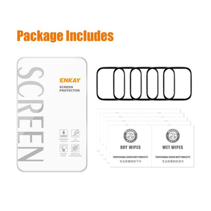 5 ชิ้น ENKAY 3D Full Coverage Soft PC Edge + ฟิล์มกันรอย PMMA HD, For Redmi Watch 6, For Xiaomi Watch S4 41mm, For Redmi Watch Move, For Xiaomi Smart Band 10, For Redmi Band 3, For Xiaomi Smart Band 9 Active, For Xiaomi Watch S4                        ...