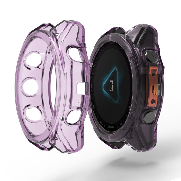 ENKAY Hat-Prince กรอบ TPU โปร่งใสป้องกันการตกกระแทก, For Garmin Fenix 8 AMOLED 43mm, For Garmin Forerunner 965, For Garmin Forerunner 265S, For Garmin Forerunner 265, For Garmin Fenix 8 AMOLED / MIP 51mm, For Garmin Fenix 8 AMOLED / MIP 47mm