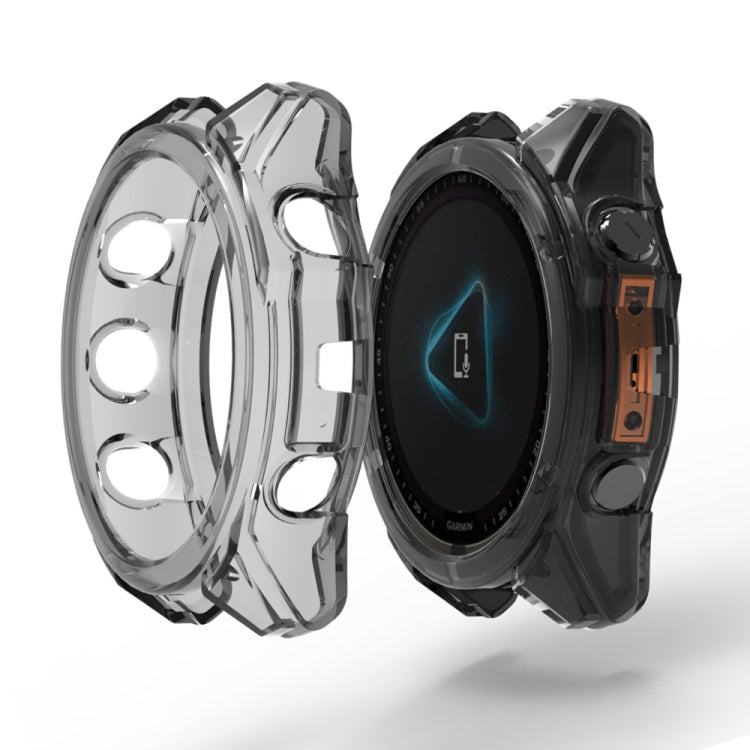 ENKAY Hat-Prince กรอบ TPU โปร่งใสป้องกันการตกกระแทก, For Garmin Fenix 8 AMOLED 43mm, For Garmin Forerunner 965, For Garmin Forerunner 265S, For Garmin Forerunner 265, For Garmin Fenix 8 AMOLED / MIP 51mm, For Garmin Fenix 8 AMOLED / MIP 47mm