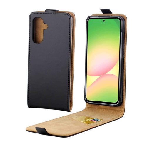 เคสโทรศัพท์หนังพลิกแนวตั้งพร้อมช่องเสียบการ์ด, For Samsung Galaxy A36 / A56 5G, For Samsung Galaxy A26 5G, For Samsung Galaxy S25 5G, For Samsung Galaxy S25+ 5G, For Samsung Galaxy S25 Ultra 5G, For Samsung Galaxy A16 5G, For Samsung Galaxy A06 4G     ...