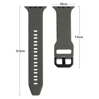 สายนาฬิกาซิลิโคน Ripple Sports, For Apple Watch 5 44mm, For Apple Watch 4 44mm, For Apple Watch 3 42mm