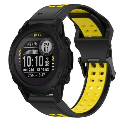 สายนาฬิกาซิลิโคนหัวกลับสองสี 22 มม, For Garmin Descent G1, For Garmin  Instinct 2 Solar, For Garmin Instinct 2, For Garmin Epix Pro 47mm