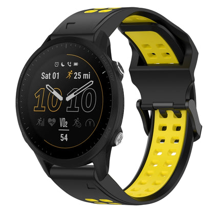 สายนาฬิกาซิลิโคนหัวกลับสองสี 22 มม, For Garmin Forerunner 965, For Garmin Instinct Crossover, For Garmin Instinct Crossover Solar, For Garmin Forerunner 955