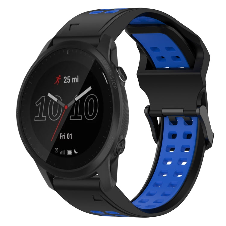 สายนาฬิกาซิลิโคนหัวกลับสองสี 22 มม, For Garmin Instinct, For Garmin Fenix 6, For Garmin Forerunner 945