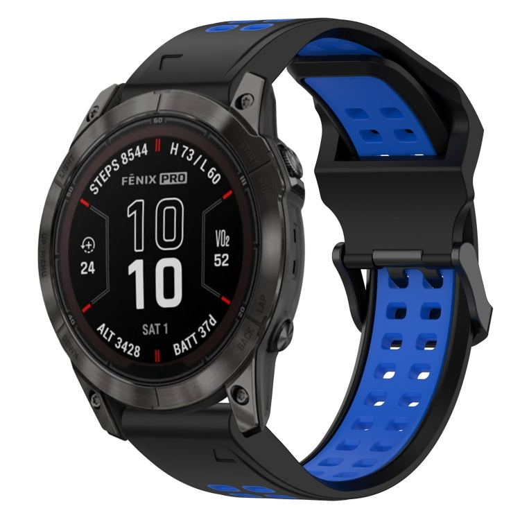 สายนาฬิกาซิลิโคนหัวกลับสองสี 20 มม, For Garmin Fenix 8 AMOLED 43mm, For Garmin Instinct 2S, For Garmin Epix Pro 42mm, For Garmin Fenix 7S Pro 42mm