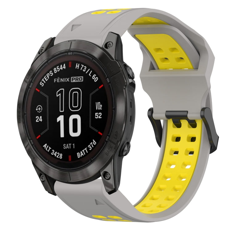 สายนาฬิกาซิลิโคนหัวกลับสองสี 20 มม, For Garmin Fenix 8 AMOLED 43mm, For Garmin Instinct 2S, For Garmin Epix Pro 42mm, For Garmin Fenix 7S Pro 42mm