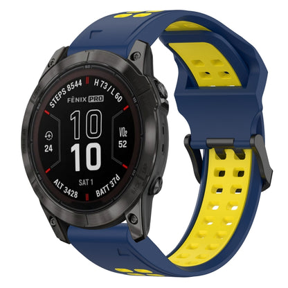 สายนาฬิกาซิลิโคนหัวกลับสองสี 20 มม, For Garmin Fenix 8 AMOLED 43mm, For Garmin Instinct 2S, For Garmin Epix Pro 42mm, For Garmin Fenix 7S Pro 42mm