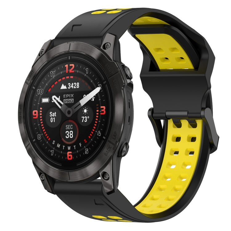 สายนาฬิกาซิลิโคนหัวกลับสองสี 20 มม, For Garmin Fenix 8 AMOLED 43mm, For Garmin Instinct 2S, For Garmin Epix Pro 42mm, For Garmin Fenix 7S Pro 42mm