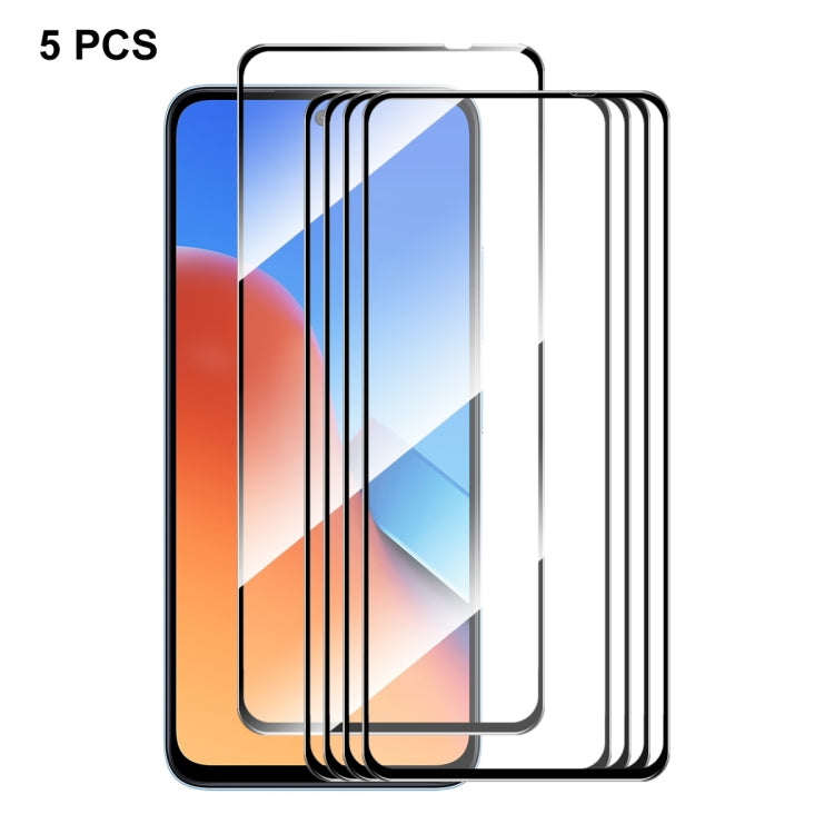 5 ชิ้น ENKAY Hat-Prince Full Glue ฟิล์มกระจกนิรภัยอะลูมิเนียม-ซิลิกอนสูง, For Redmi Note 15 Pro 5G Global 163.6mm, For Redmi 15C Global 171.5mm / Poco C85, For Redmi 13X, For Redmi Note 14S 4G, For Redmi Turbo 4, For Xiaomi Poco X7 Pro                 ...