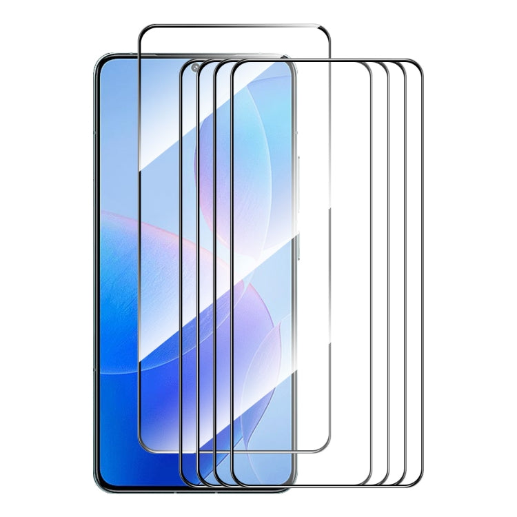 5 ชิ้น ENKAY Hat-Prince Full Glue ฟิล์มกระจกนิรภัยอะลูมิเนียม-ซิลิกอนสูง, For Redmi Note 15 Pro 5G Global 163.6mm, For Redmi 15C Global 171.5mm / Poco C85, For Redmi 13X, For Redmi Note 14S 4G, For Redmi Turbo 4, For Xiaomi Poco X7 Pro                 ...