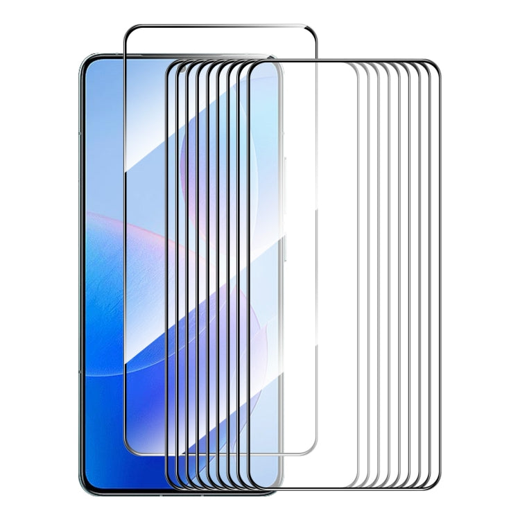 10 ชิ้น ENKAY Hat-Prince Full Glue ฟิล์มกระจกนิรภัยอะลูมิเนียม-ซิลิกอนสูง, For Redmi Note 15 Pro 5G Global 163.6mm, For Redmi 15C Global 171mm / Poco C85, For Redmi 13X, For Redmi Note 14S 4G, For Redmi Turbo 4, For Xiaomi Poco X7 Pro                  ...