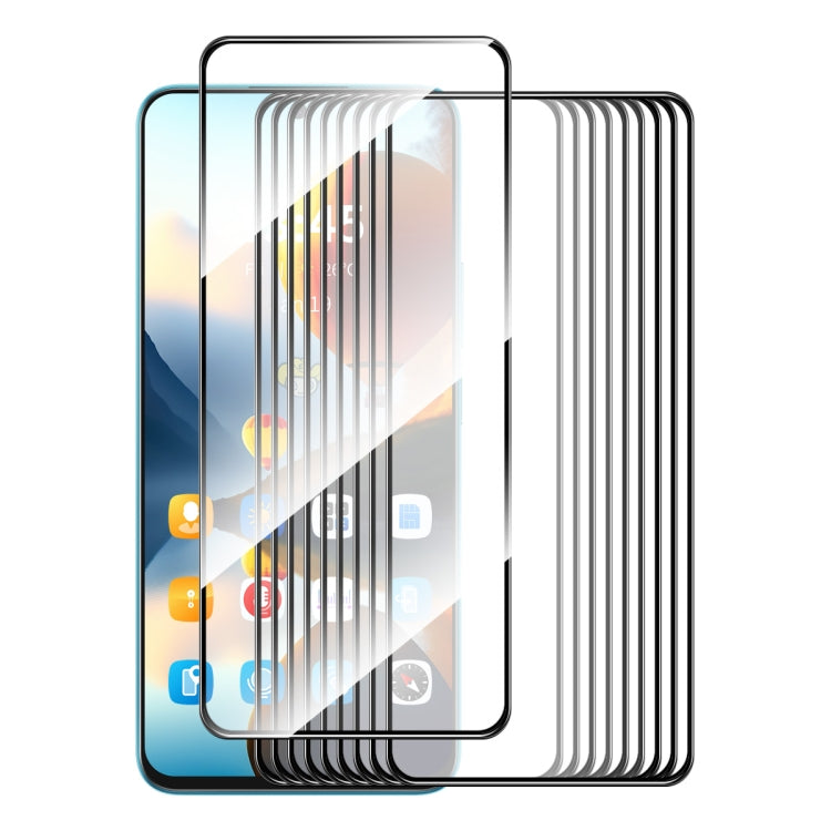 10 ชิ้น ENKAY Hat-Prince Full Glue ฟิล์มกระจกนิรภัยอะลูมิเนียม-ซิลิกอนสูง, For Redmi Note 15 Pro 5G Global 163.6mm, For Redmi 15C Global 171mm / Poco C85, For Redmi 13X, For Redmi Note 14S 4G, For Redmi Turbo 4, For Xiaomi Poco X7 Pro                  ...