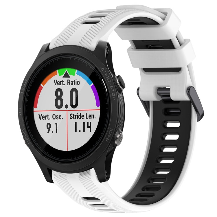 สายนาฬิกาซิลิโคนสองสีแบบสปอร์ต, For Garmin EPIX Pro 47mm, For Garmin Fenix 7 Pro, For Garmin Approach S60, For Garmin Forerunner 935