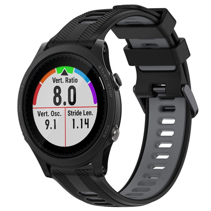 สายนาฬิกาซิลิโคนสองสีแบบสปอร์ต, For Garmin EPIX Pro 47mm, For Garmin Fenix 7 Pro, For Garmin Approach S60, For Garmin Forerunner 935