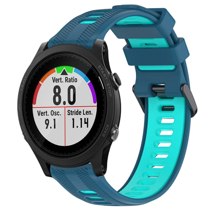 สายนาฬิกาซิลิโคนสองสีแบบสปอร์ต, For Garmin EPIX Pro 47mm, For Garmin Fenix 7 Pro, For Garmin Approach S60, For Garmin Forerunner 935