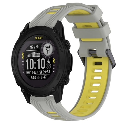 สายนาฬิกาซิลิโคนสองสีแบบสปอร์ต, For Garmin Descent G1, For Garmin Fenix 7, For Garmin Instinct 2 Solar, For Garmin Instinct 2